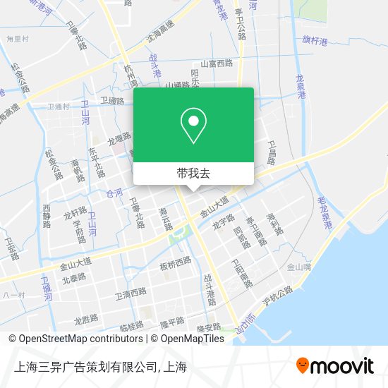 上海三异广告策划有限公司地图