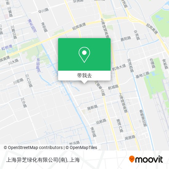 上海异芝绿化有限公司(南)地图