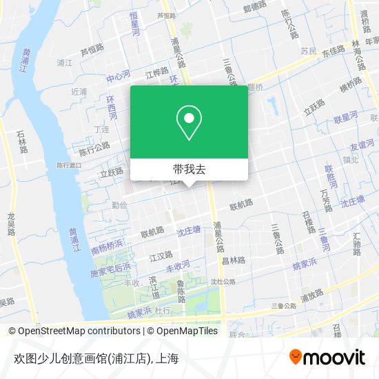 欢图少儿创意画馆(浦江店)地图