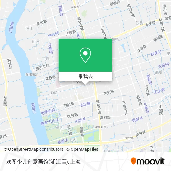 欢图少儿创意画馆(浦江店)地图