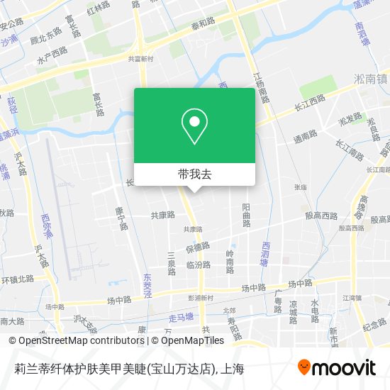 莉兰蒂纤体护肤美甲美睫(宝山万达店)地图