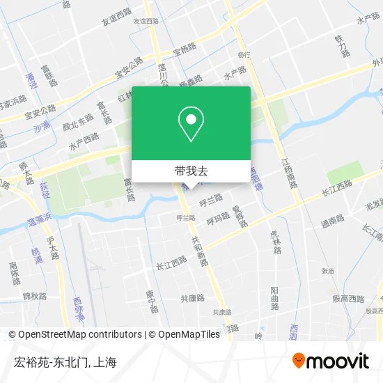 宏裕苑-东北门地图
