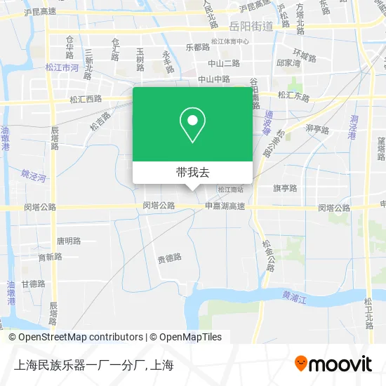 上海民族乐器一厂一分厂地图