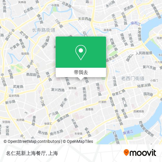 名仁苑新上海餐厅地图