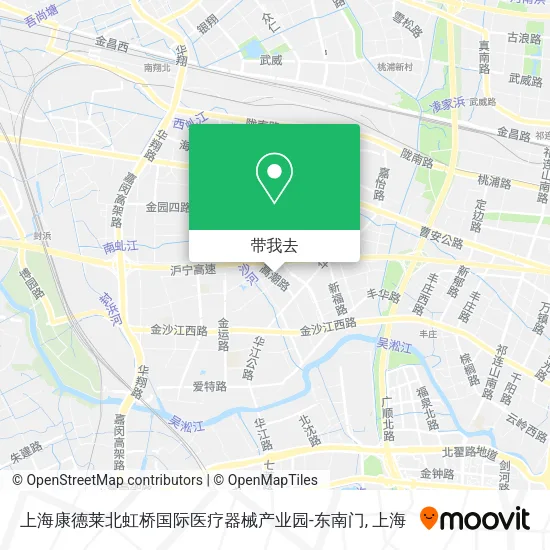 上海康德莱北虹桥国际医疗器械产业园-东南门地图