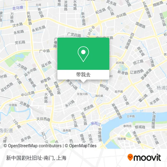 新中国剧社旧址-南门地图