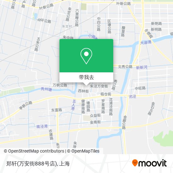 郑轩(万安街888号店)地图