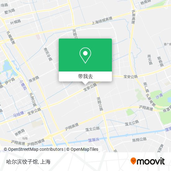 哈尔滨饺子馆地图