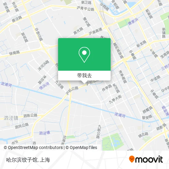哈尔滨饺子馆地图