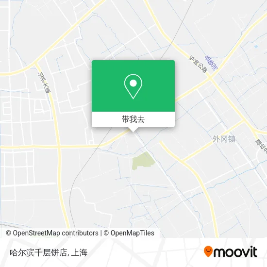 哈尔滨千层饼店地图