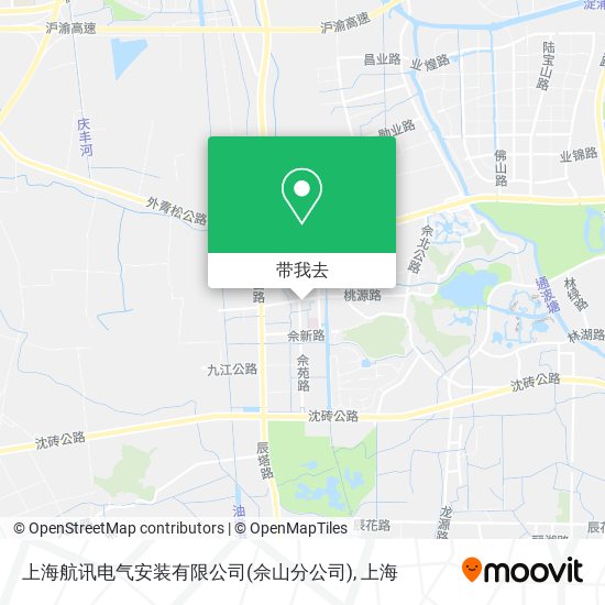 上海航讯电气安装有限公司(佘山分公司)地图