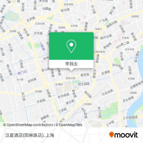 汉庭酒店(田林路店)地图