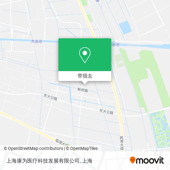 上海康为医疗科技发展有限公司地图