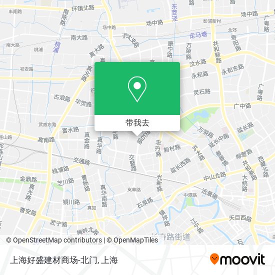 上海好盛建材商场-北门地图