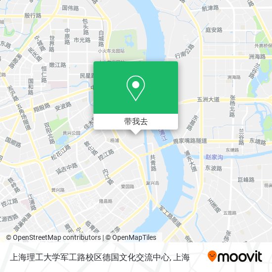 上海理工大学军工路校区德国文化交流中心地图