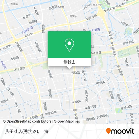 燕子菜店(秀沈路)地图