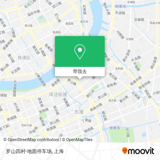 罗山四村-地面停车场地图