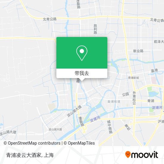 青浦凌云大酒家地图