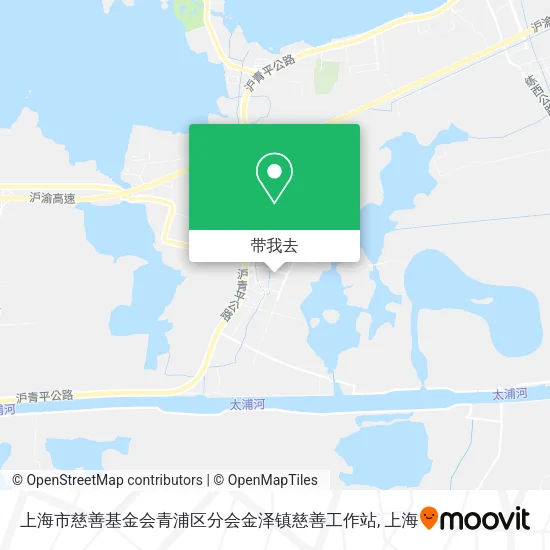 上海市慈善基金会青浦区分会金泽镇慈善工作站地图