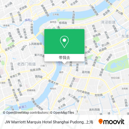 JW Marriott Marquis Hotel Shanghai Pudong地图