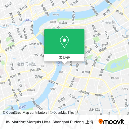 JW Marriott Marquis Hotel Shanghai Pudong地图
