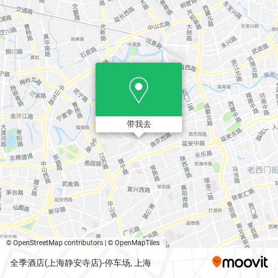 全季酒店(上海静安寺店)-停车场地图
