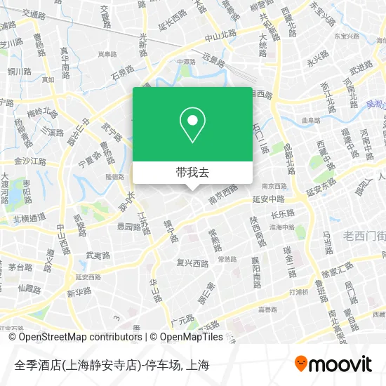 全季酒店(上海静安寺店)-停车场地图