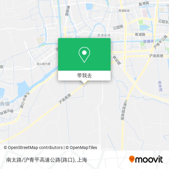 南太路/沪青平高速公路(路口)地图