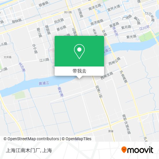 上海江南木门厂地图