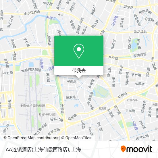 AA连锁酒店(上海仙霞西路店)地图