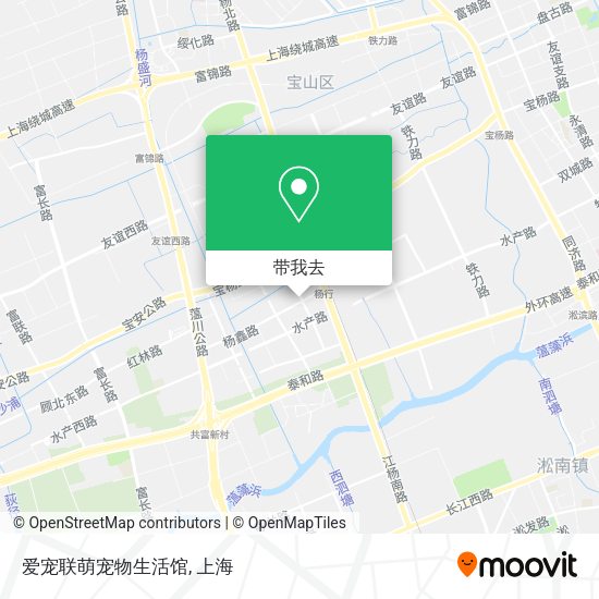 爱宠联萌宠物生活馆地图