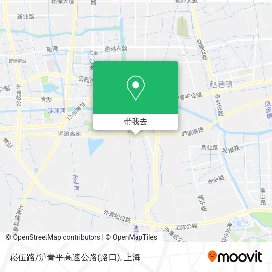 崧伍路/沪青平高速公路(路口)地图
