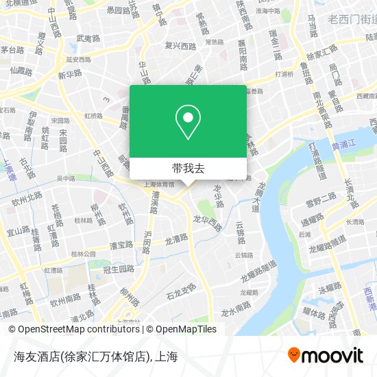 海友酒店(徐家汇万体馆店)地图