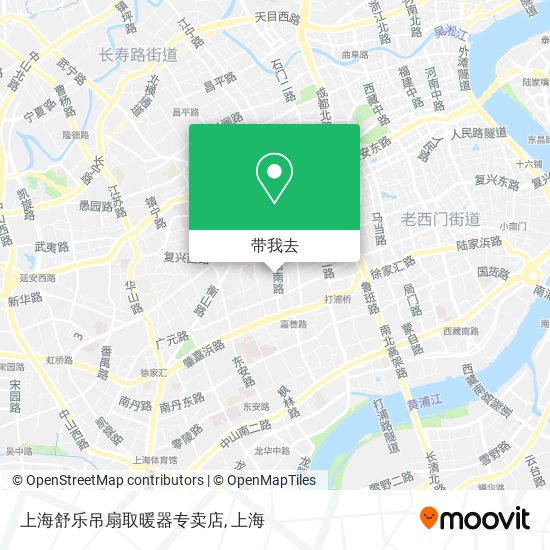 上海舒乐吊扇取暖器专卖店地图