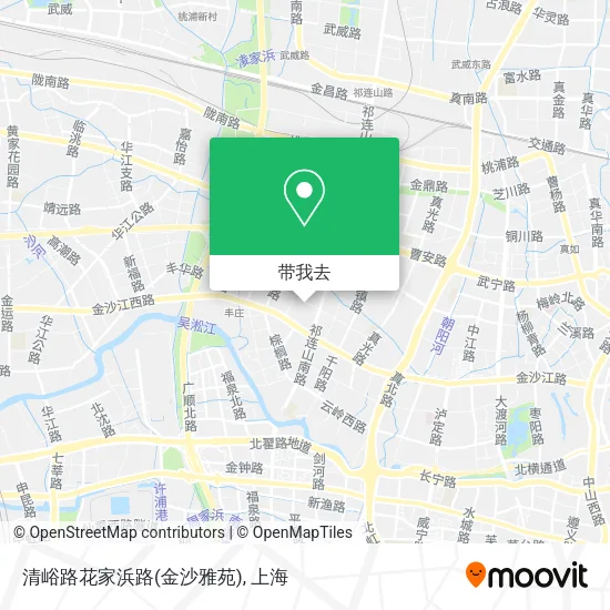 清峪路花家浜路(金沙雅苑)地图