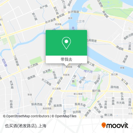 也买酒(淞发路店)地图