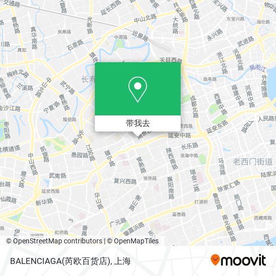 BALENCIAGA(芮欧百货店)地图
