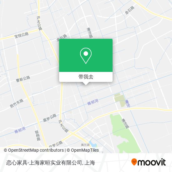 恋心家具-上海家晅实业有限公司地图