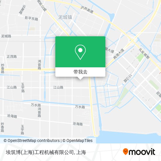 埃筑博(上海)工程机械有限公司地图