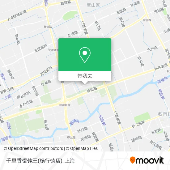 千里香馄饨王(杨行镇店)地图