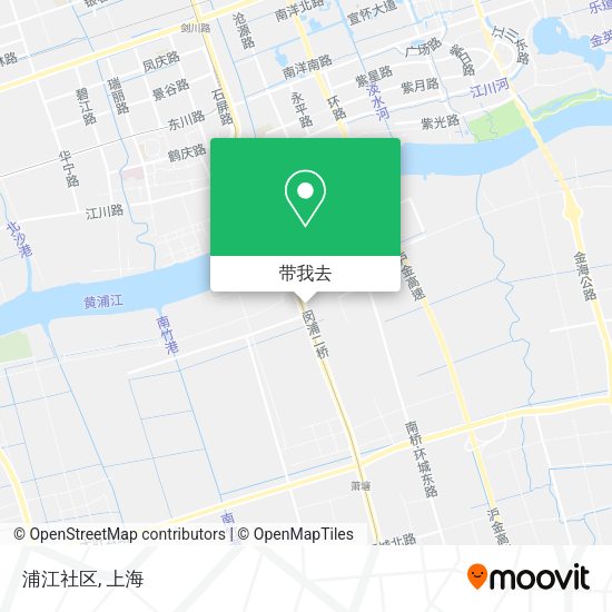 浦江社区地图