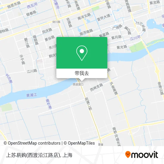上苏易购(西渡沿江路店)地图