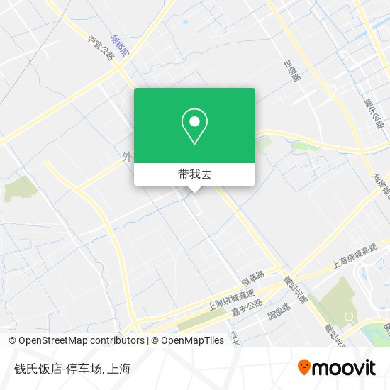 钱氏饭店-停车场地图