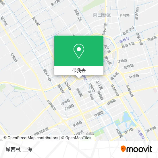 城西村地图
