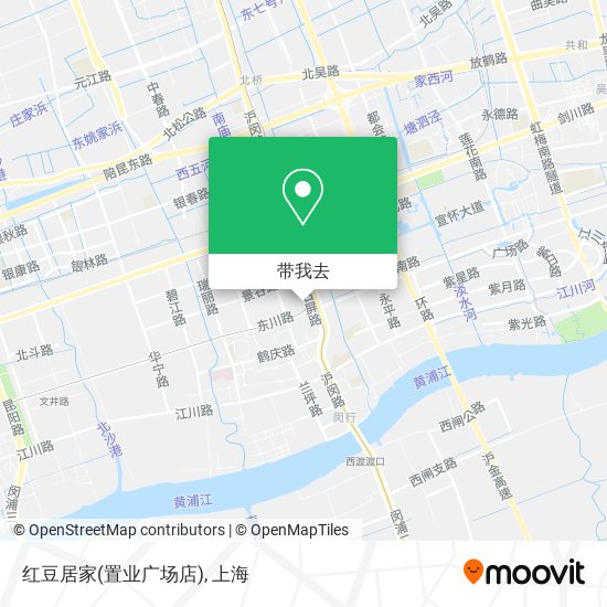 红豆居家(置业广场店)地图