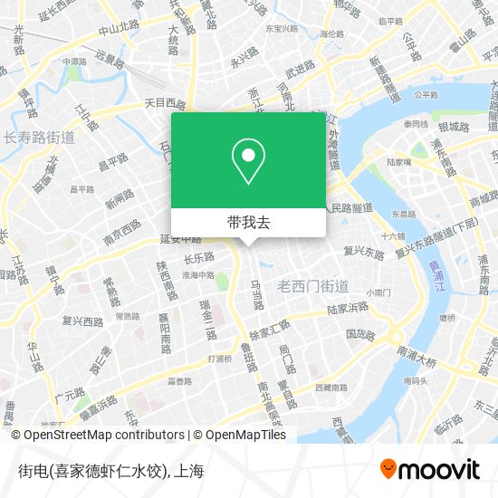 街电(喜家德虾仁水饺)地图