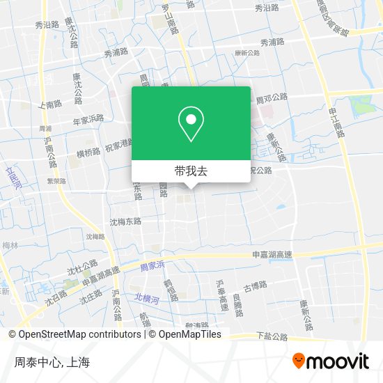 周泰中心地图