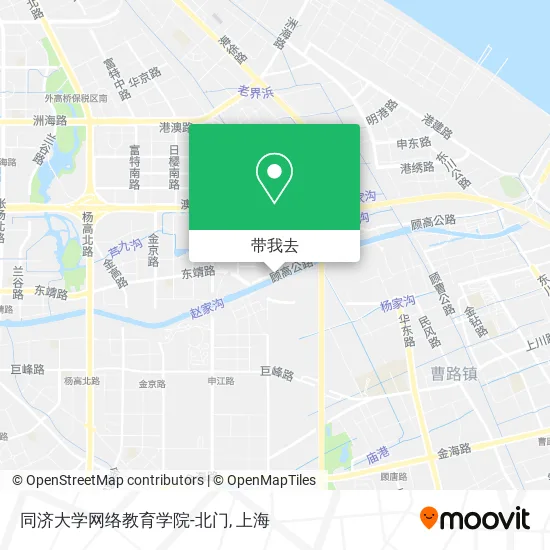 同济大学网络教育学院-北门地图