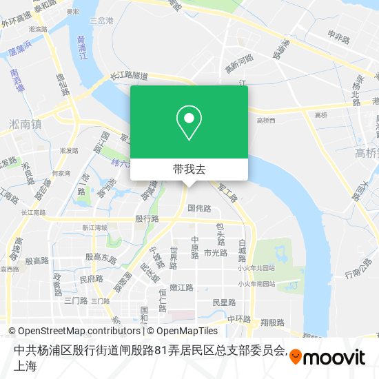 中共杨浦区殷行街道闸殷路81弄居民区总支部委员会地图