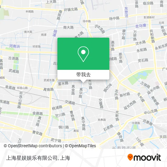 上海星娱娱乐有限公司地图